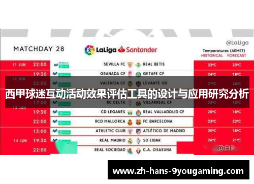 西甲球迷互动活动效果评估工具的设计与应用研究分析 西甲球迷互动活动效果评估工具的设计与应用研究分析